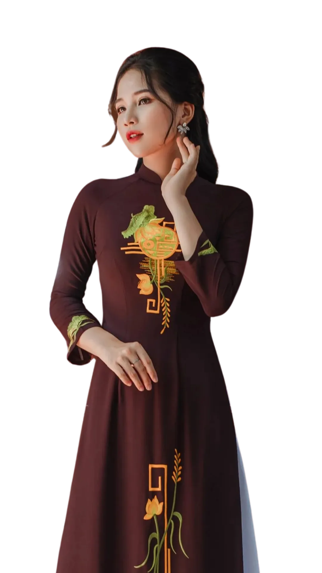 Thiếu nữ Việt diện Áo Dài Di Sản Fatraly