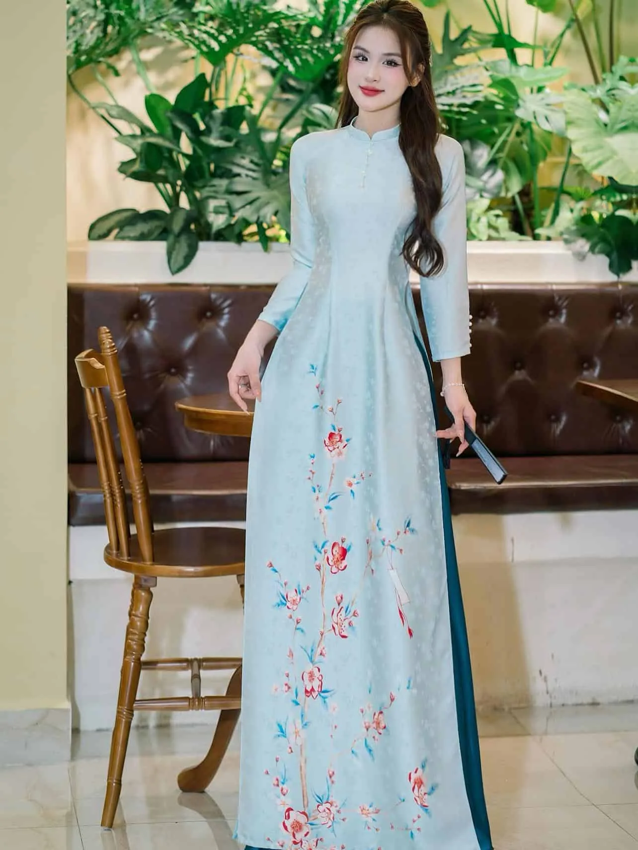 Áo Dài Cho Thuê Đào Xuân Thái Tuấn